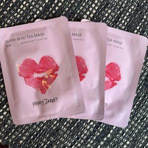 Honey Jarret Super Beau'tea Sheet Mask - Rose 3 Pack